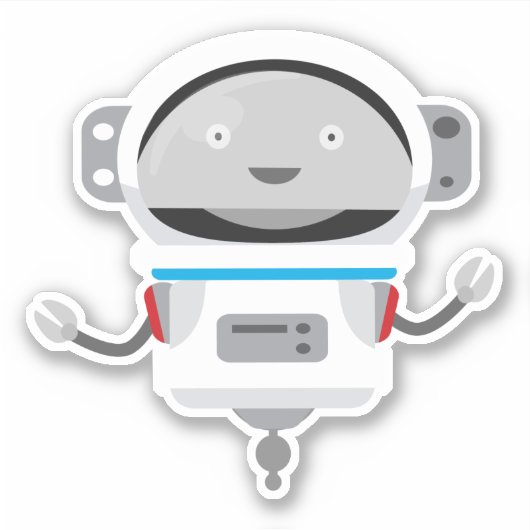 Mia astronaut sticker (Voorkant)