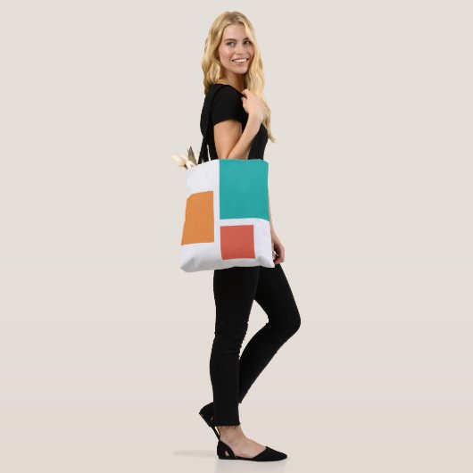 Mia Blocks Bag Tote Bag (Op model)