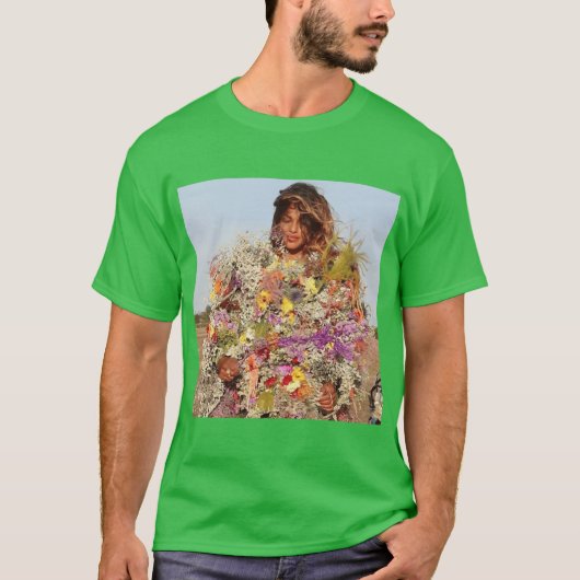 MIA Bloemen vintage T-shirt (Voorkant)