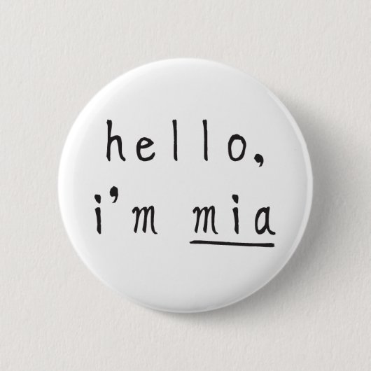 mia , boe & vrienden knop ronde button 5,7 cm (Voorkant)