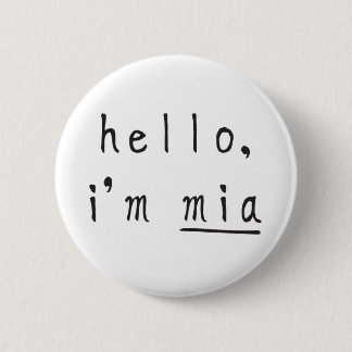 mia , boe & vrienden knop ronde button 5,7 cm