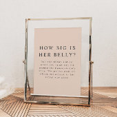 MIA Boho Earth Tone Cream Hoe groot is haar buik? Poster