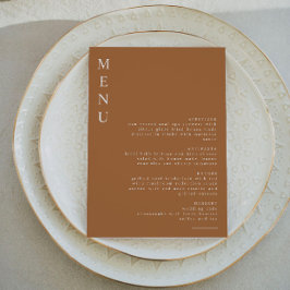 MIA Boho Terracotta Burnt Oranje Minimalistisch Me Kaart