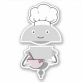 Mia chef 2 sticker (Voorkant)