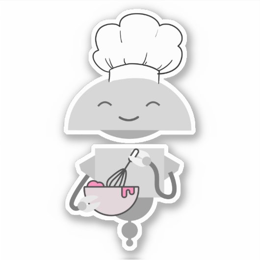 Mia chef sticker (Voorkant)