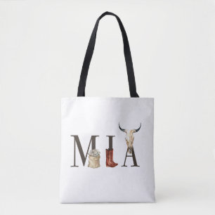 Mia cowboy meisje, Westerne cowgirls, cowboy meisj Tote Bag
