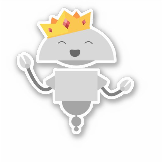 Mia crown sticker (Voorkant)