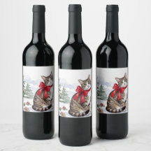 Mia de Festieve Kat met Kerstversiering