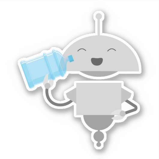 Mia drink 2 sticker (Voorkant)