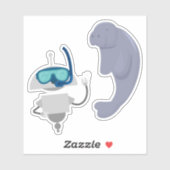 Mia duiker 2 sticker (Vel)