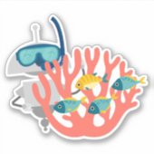 Mia duiker sticker (Voorkant)