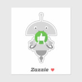 Mia duimen omhoog sticker (Vel)