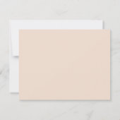 MIA Earth Tone Taupe Minimalist Boho Details Kaart (Achterkant)