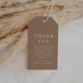 Mia - Earth Tone Taupe Modern minimalist Bohemen Cadeaulabel