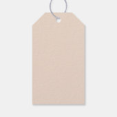 Mia - Earth Tone Taupe Modern minimalist Bohemen Cadeaulabel (Achterkant)