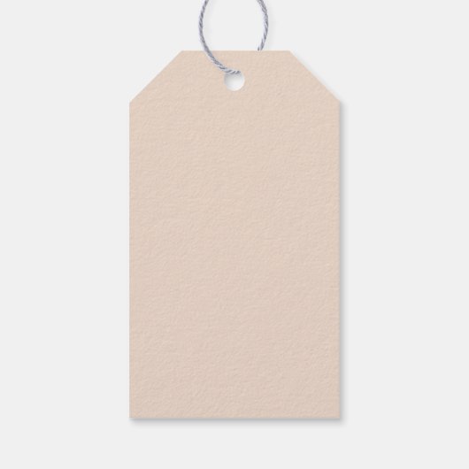 Mia - Earth Tone Taupe Modern minimalist Bohemen Cadeaulabel (Achterkant)