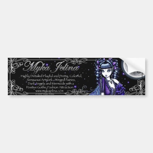 "Mia" Fairy Logo Bumpersticker (Voorkant)