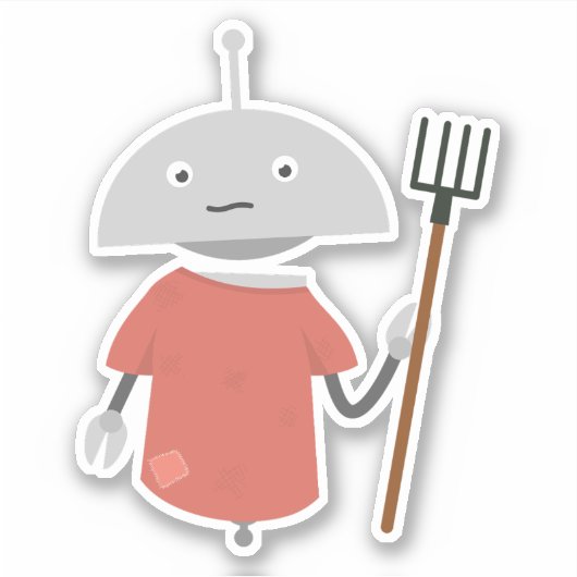 Mia Farmer Sticker (Voorkant)