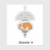 Mia holding cat sticker (Vel)