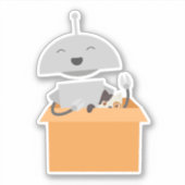 Mia in doos sticker (Voorkant)