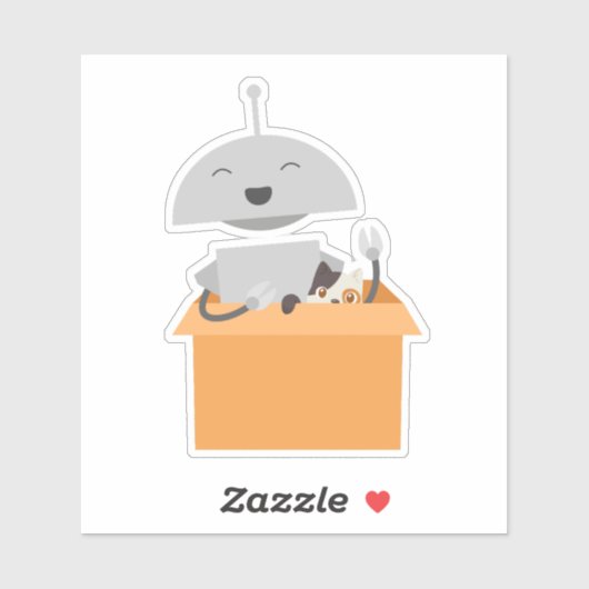 Mia in doos sticker (Vel)