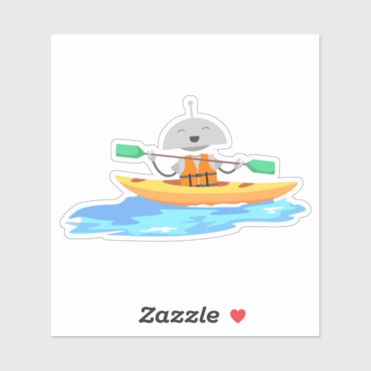 Mia kajakken sticker (Vel)