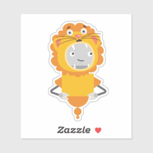 Mia lion sticker