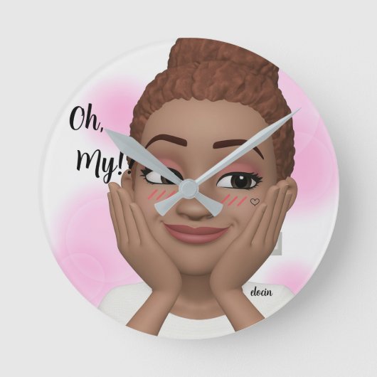 Mia meisje ronde klok (Voorkant)