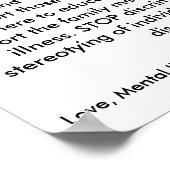 MIA, Mental Illness Awareness, Mental Illness i.. Poster (Hoek)