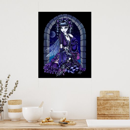 "Mia" Moon Faery Poster (Keuken)