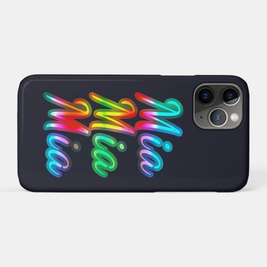 Mia Naam Case-Mate iPhone Case (Achterkant (horizontaal))