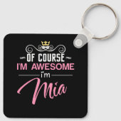 Mia Natuurlijk ben ik een Geweldige naam Sleutelhanger (Achterkant)