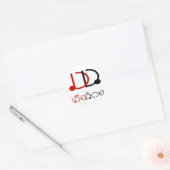MIA NOI MINOR WIFE in Thai Language Script Ronde Sticker (Envelop)