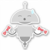 Mia oefenen sticker (Voorkant)