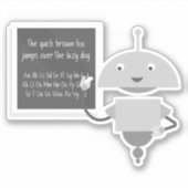 Mia onderwijs sticker (Voorkant)