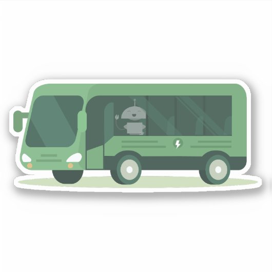 Mia op bus sticker (Voorkant)