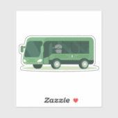 Mia op bus sticker (Vel)