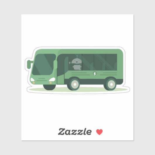 Mia op bus sticker (Vel)