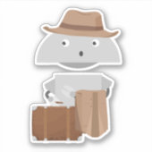 Mia op reis sticker (Voorkant)