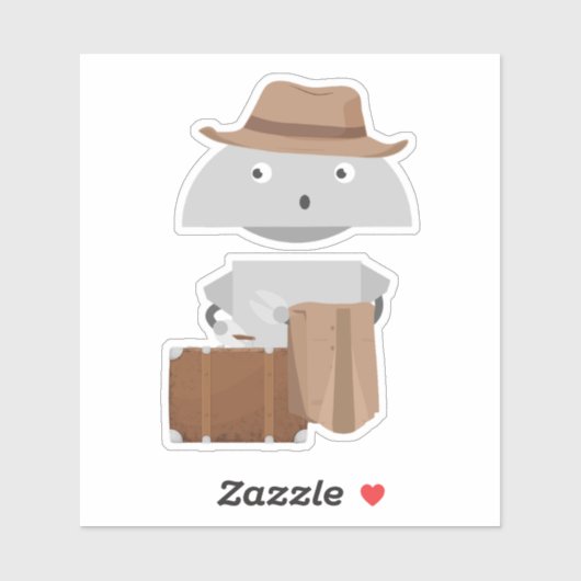 Mia op reis sticker (Vel)