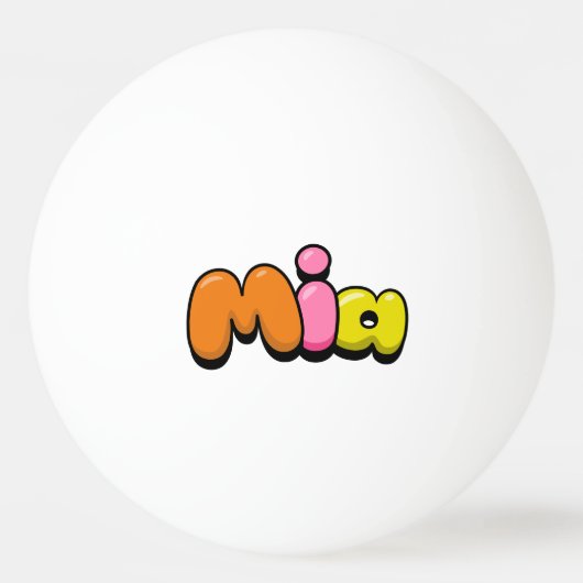 Mia Pingpongbal (Voorkant)