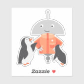 Mia pinguïns sticker (Vel)