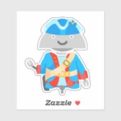 Mia piraat 2 sticker (Vel)