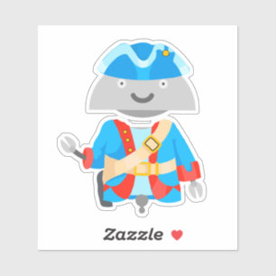 Mia piraat 2 sticker