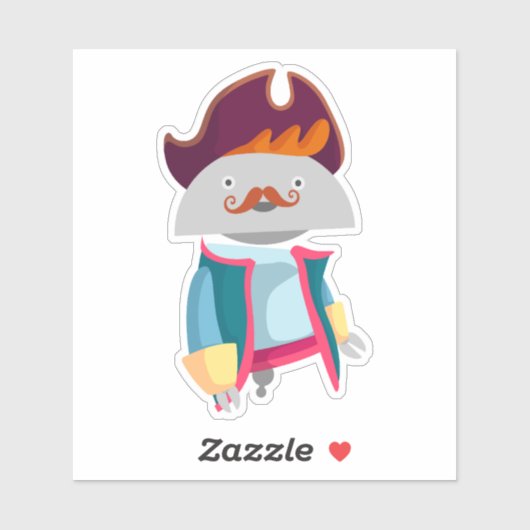 Mia piraat 3 sticker (Vel)