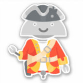 Mia piraat sticker (Voorkant)