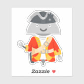 Mia piraat sticker (Vel)