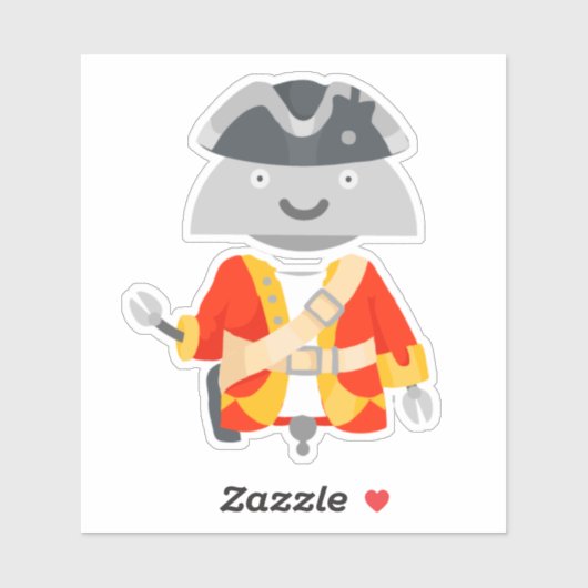 Mia piraat sticker (Vel)