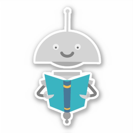 Mia Reading Sticker (Voorkant)