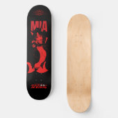 Mia Red Persoonlijk Skateboard (Voorkant)